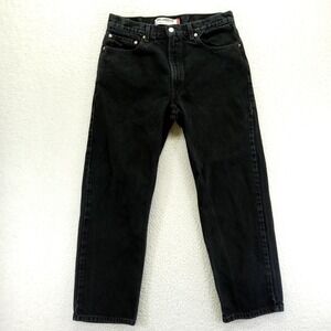 Levi's 550 Mens Black Relaxed Fit Jeans W34 L30